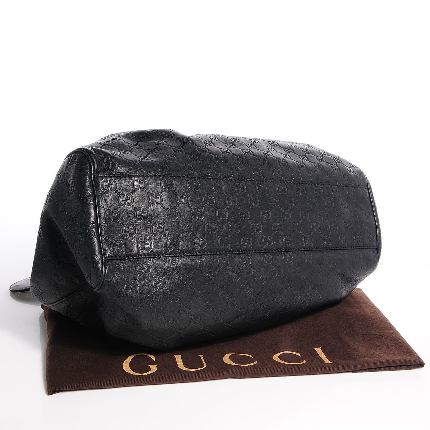 Guccissima Large Sukey Tote Black