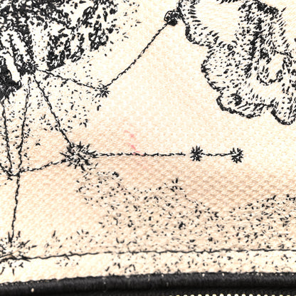 Christian Dior Canvas Embroidered Zodiac Toile De Jouy Medium Lady D-Lite Latte 10 of 10