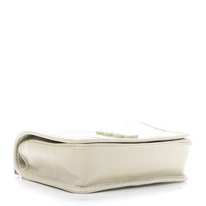 Saint Laurent Crinkled Calfskin Matelasse Monogram Niki Chain Wallet Crema Soft 4 of 10