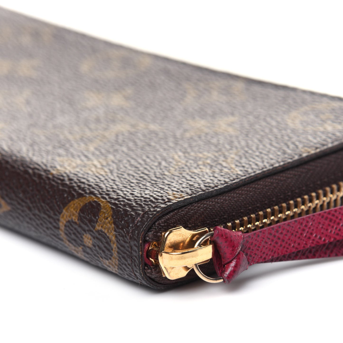 Monogram Clemence Wallet Fuchsia