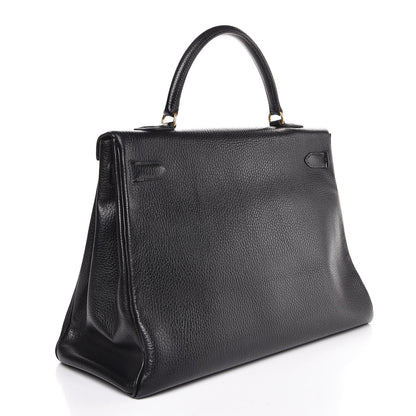 Hermes Ardennes Kelly Retourne 35 Black 3 of 36
