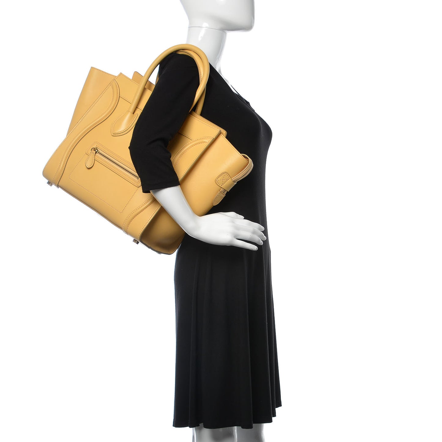 Smooth Calfskin Mini Luggage Butter