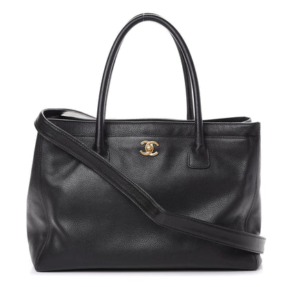 Chanel Calfskin Cerf Executive Shopper Tote Black 1 of 19
