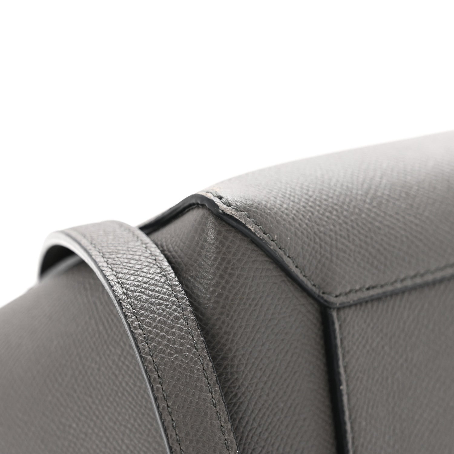 Celine Grained Calfskin Micro Belt Bag Grey 7 of 11