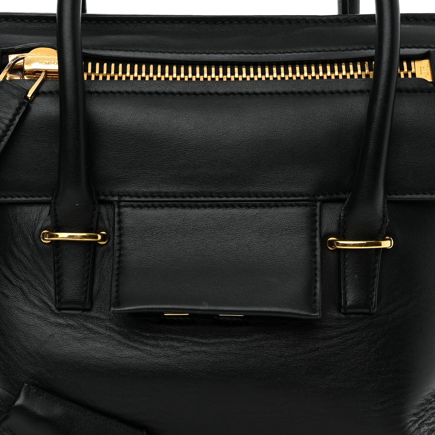 Smooth Calfskin Medium Icon Bag Black