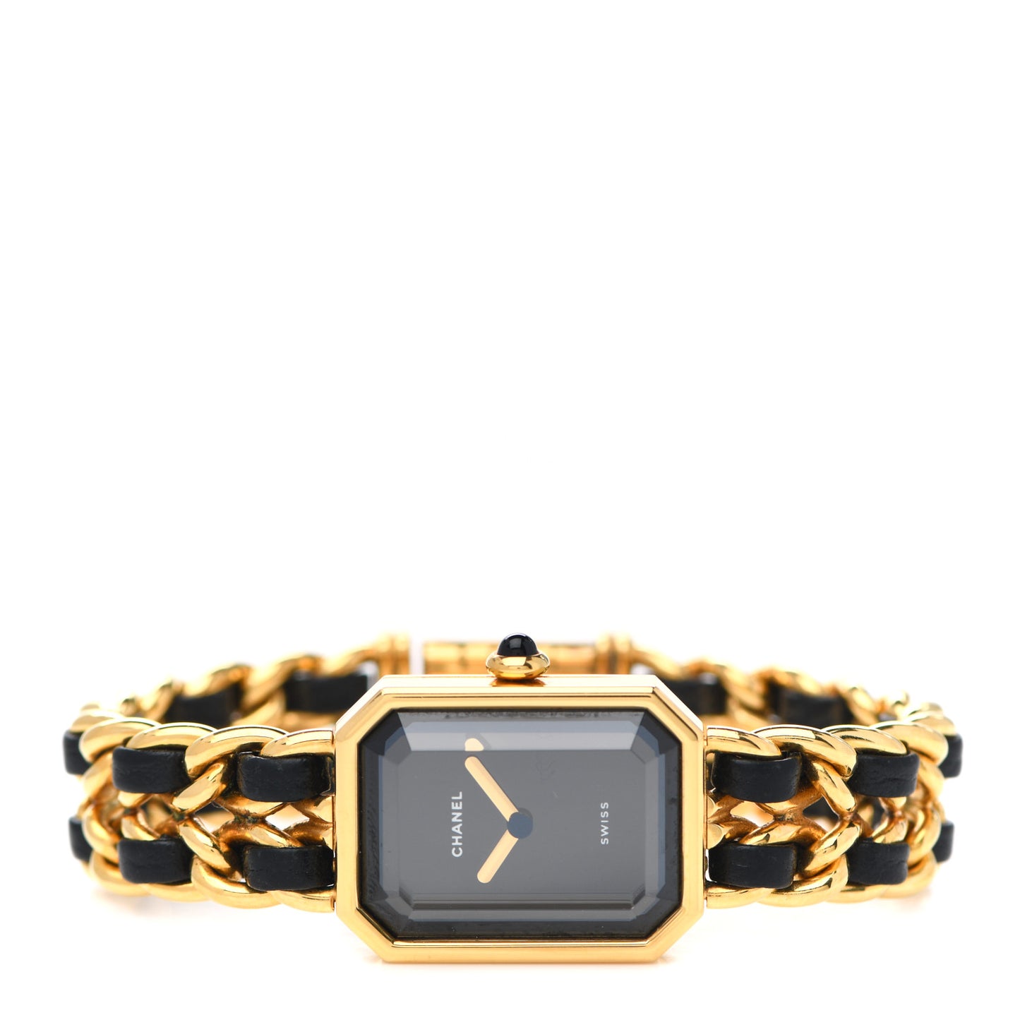 Stainless Steel Lambskin 20mm Chain Premiere Quartz Watch Gold M