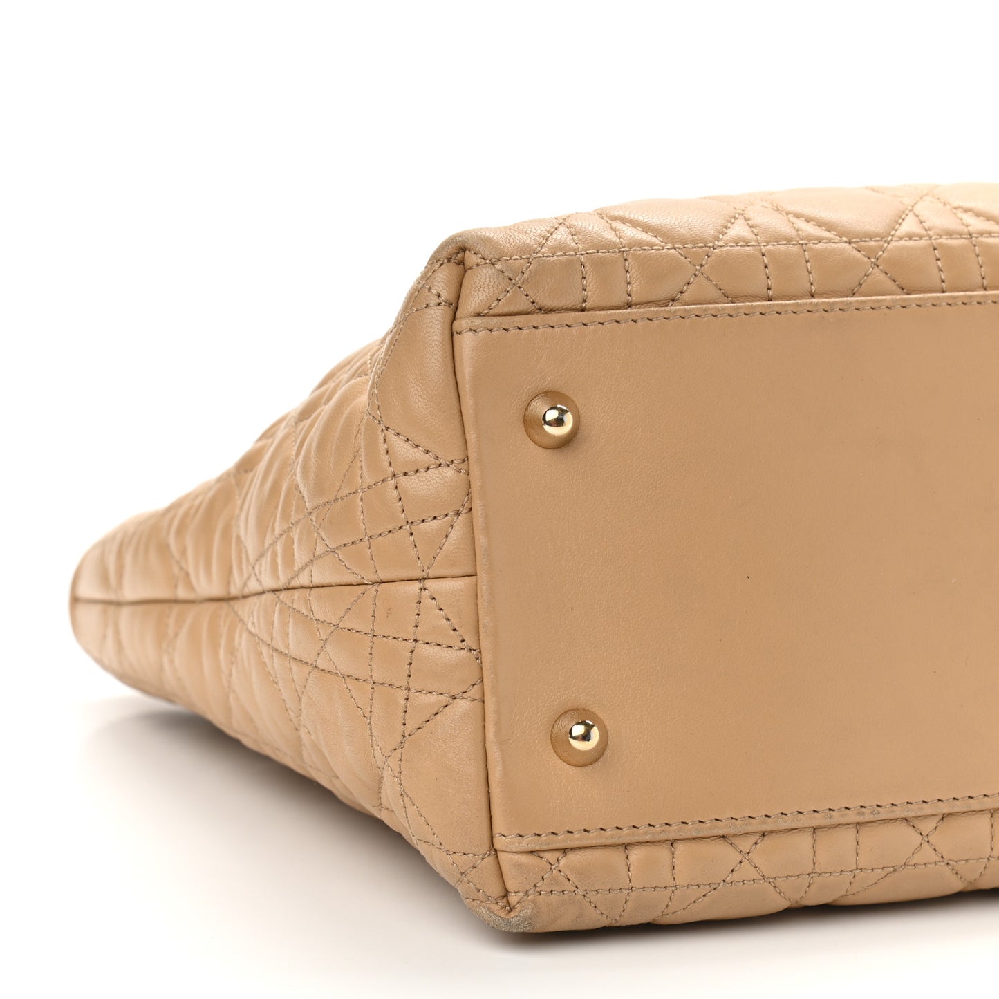 Lambskin Cannage Dior Tote Beige