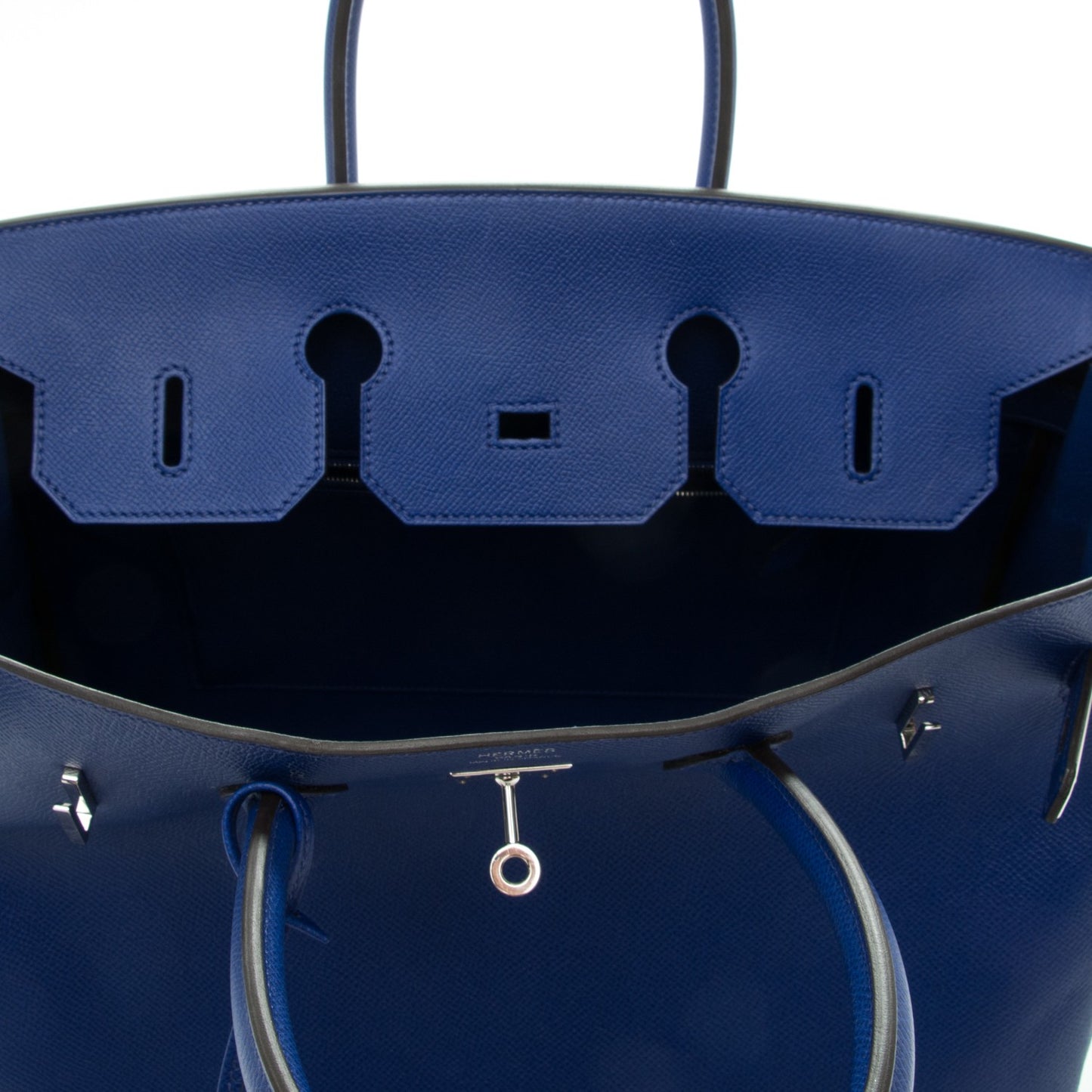 Epsom Birkin 35 Bleu Electrique