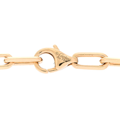 Cartier 18K Yellow Gold SM Santos De Cartier Link Necklace 22" 4 of 5
