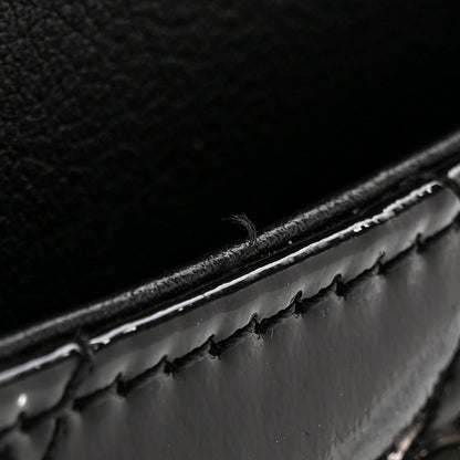 Chanel Patent Quilted Brilliant iPad Case Black 8 of 9