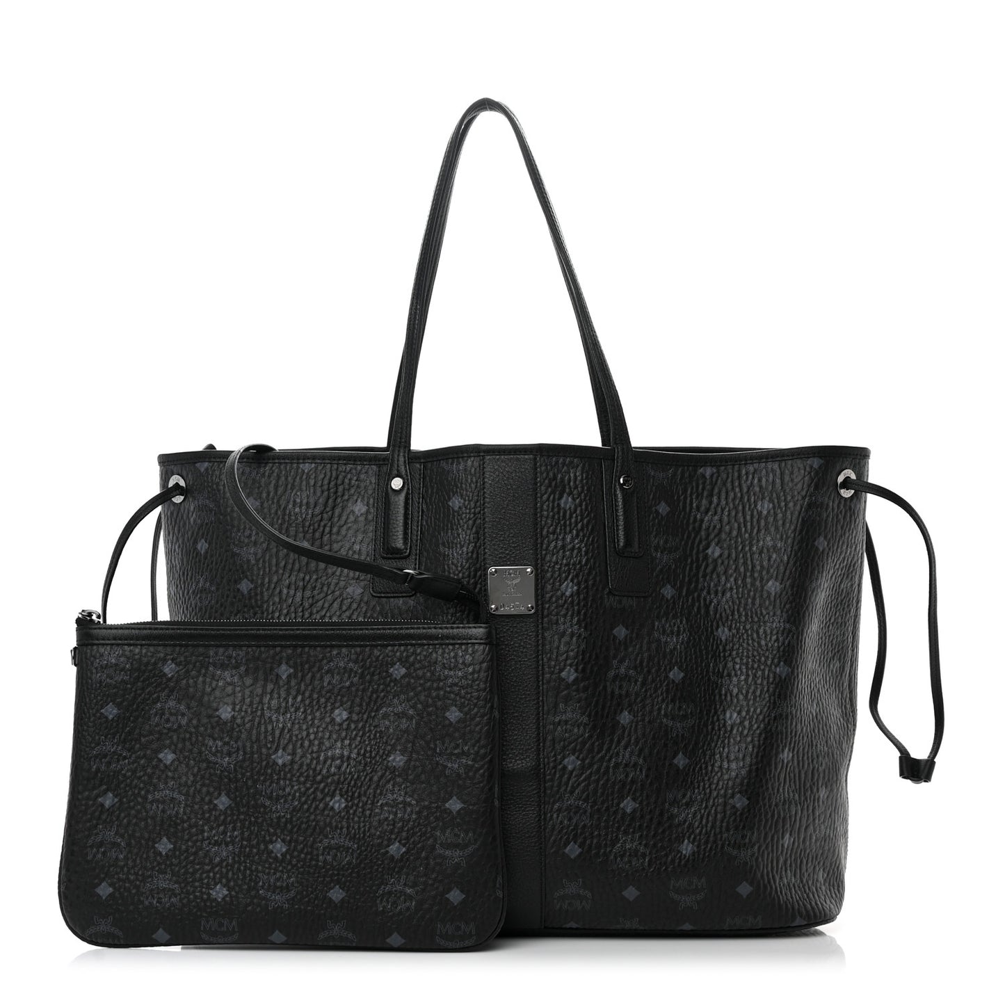 Visetos Large Liz Reversible Shopper Tote Black