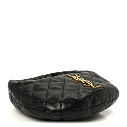 Saint Laurent Lambskin Quilted Icarino Bag Black 4 of 10
