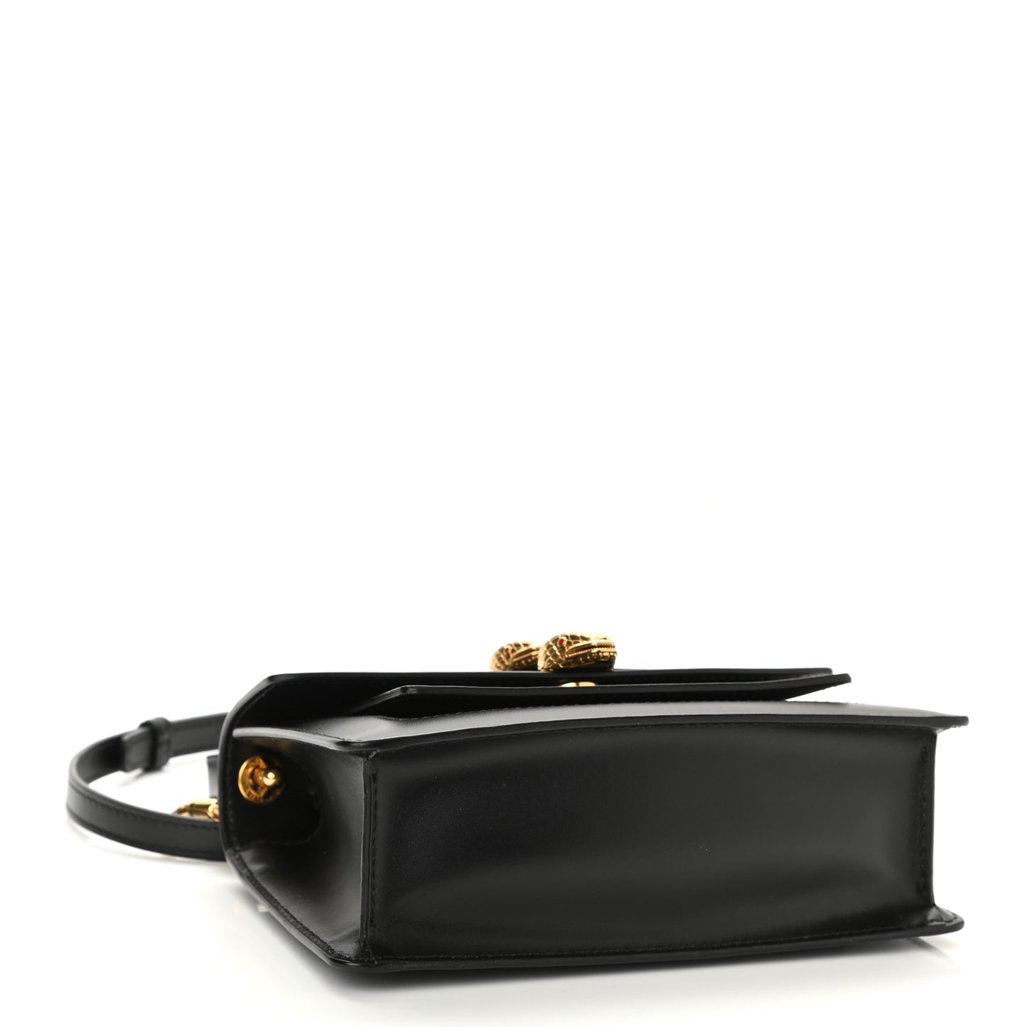 X ALEXANDER WANG Lambskin Serpenti Forever Belt Bag Black