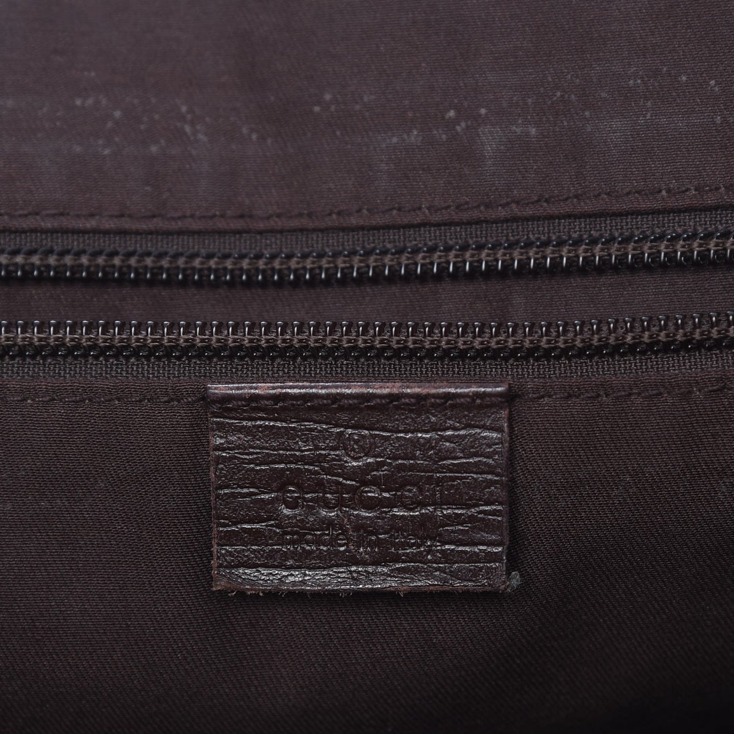 GG Plus Monogram Large Double Buckle Flap Messenger Bag Beige Dark Brown