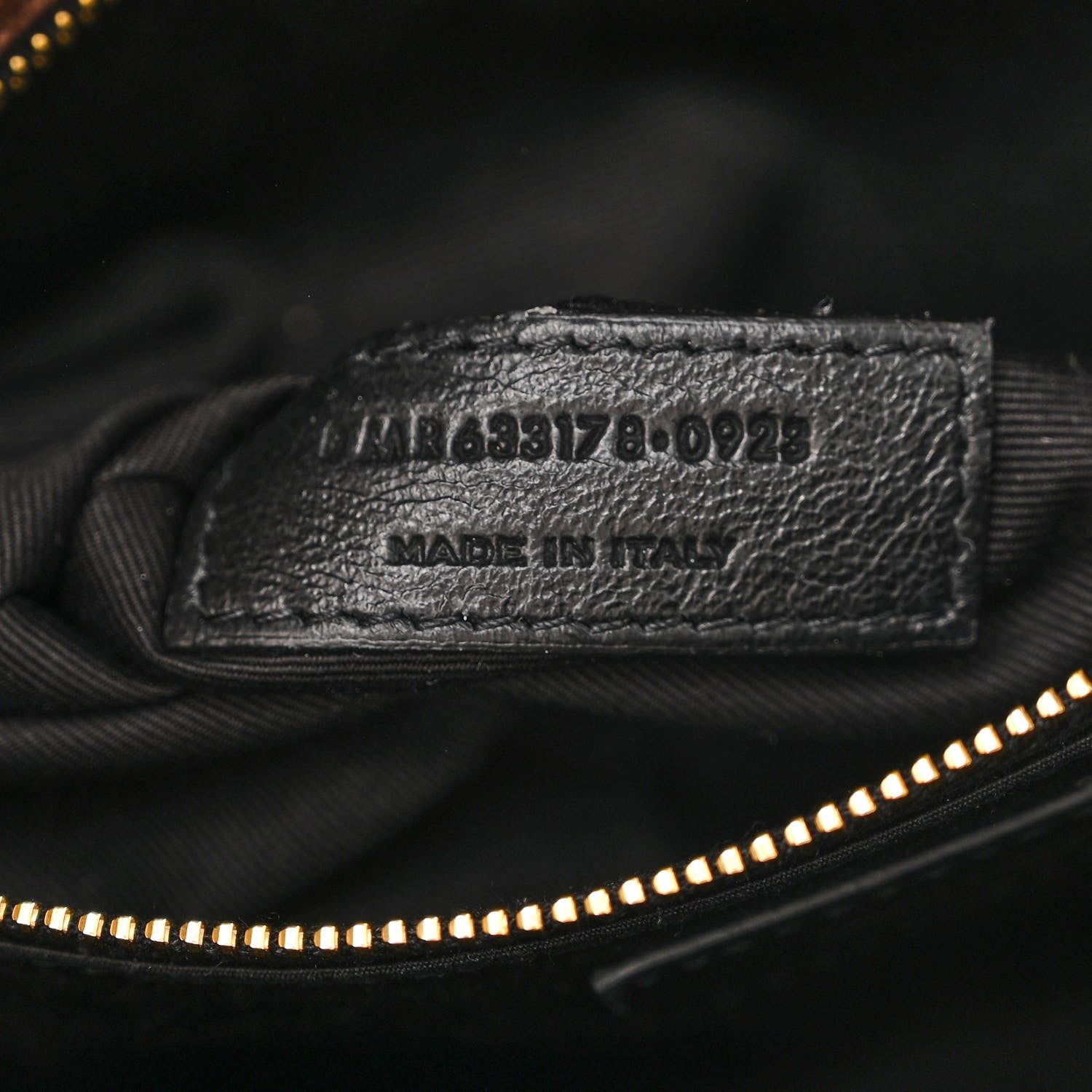 Saint Laurent Grained Lambskin Monogram Medium Niki Chain Satchel Dark Cork 7 of 11