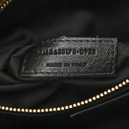 Saint Laurent Grained Lambskin Monogram Medium Niki Chain Satchel Dark Cork 7 of 11