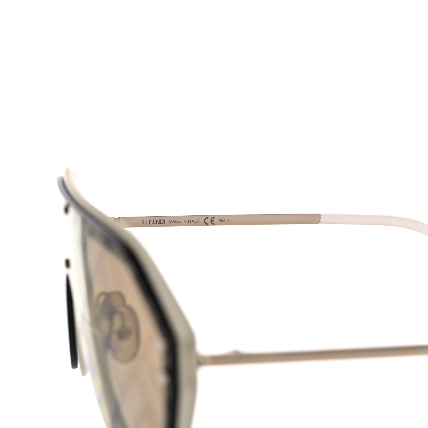 Fendi FF Fabulous Shield Sunglasses FF M0039/G/S White 5 of 12