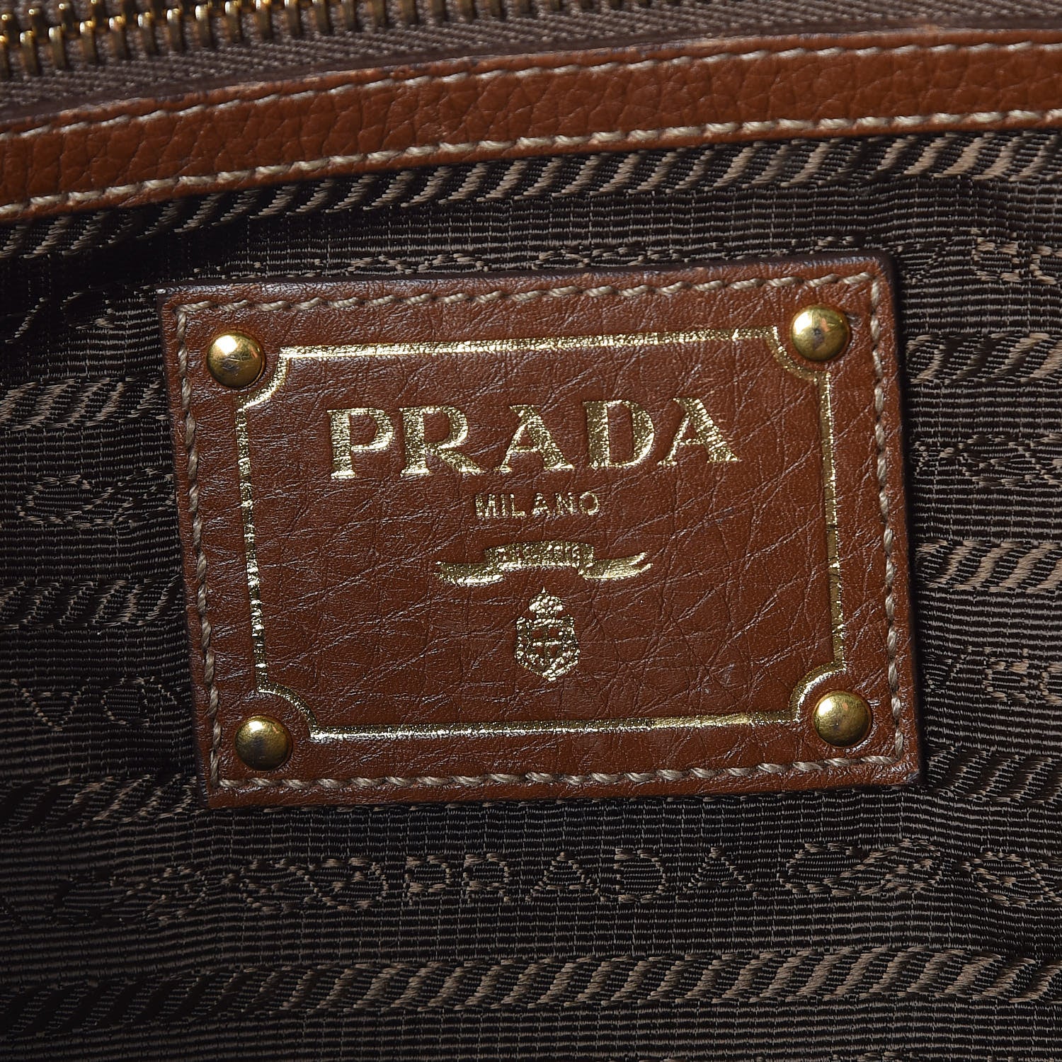 Prada Nylon Tessuto Saffiano Tote Corinto 7 of 9