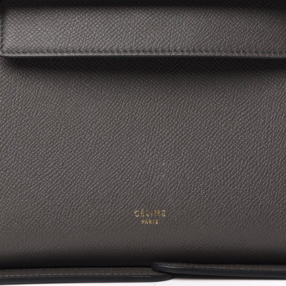 Celine Grained Calfskin Micro Belt Bag Grey 12 of 12
