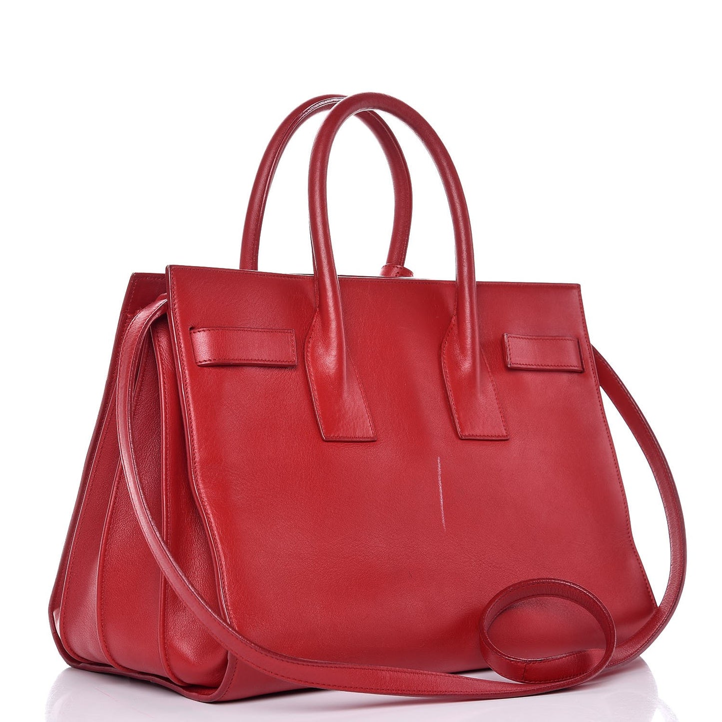 Calfskin Small Sac De Jour Lipstick Red
