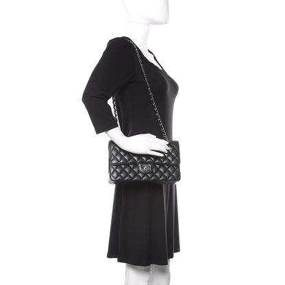 Chanel Caviar Quilted Medium Double Flap Black 2 of 11