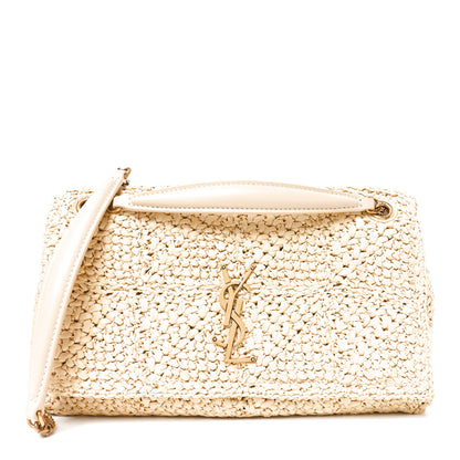 Saint Laurent Raffia Monogram Medium Jamie Natural Avorio 1 of 11
