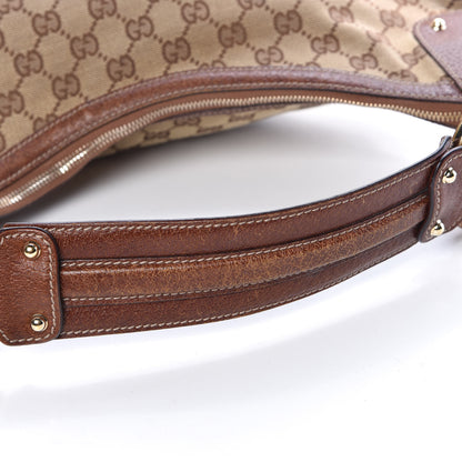 Gucci Monogram Bamboo Ring Hobo Brown 15 of 17