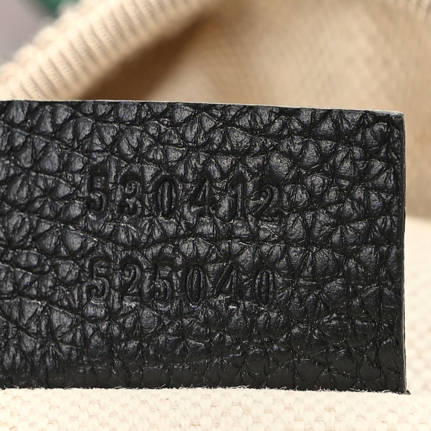 Grained Calfskin Logo Belt Bag Black