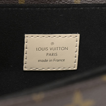Louis Vuitton Monogram Braided Pochette Metis Creme Beige 6 of 11