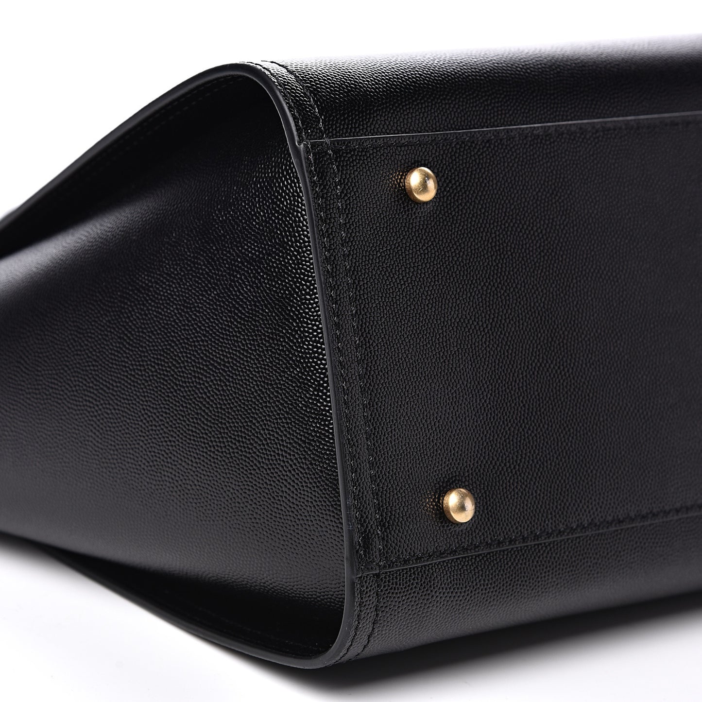 Caviar Small Studded Deauville Tote Black