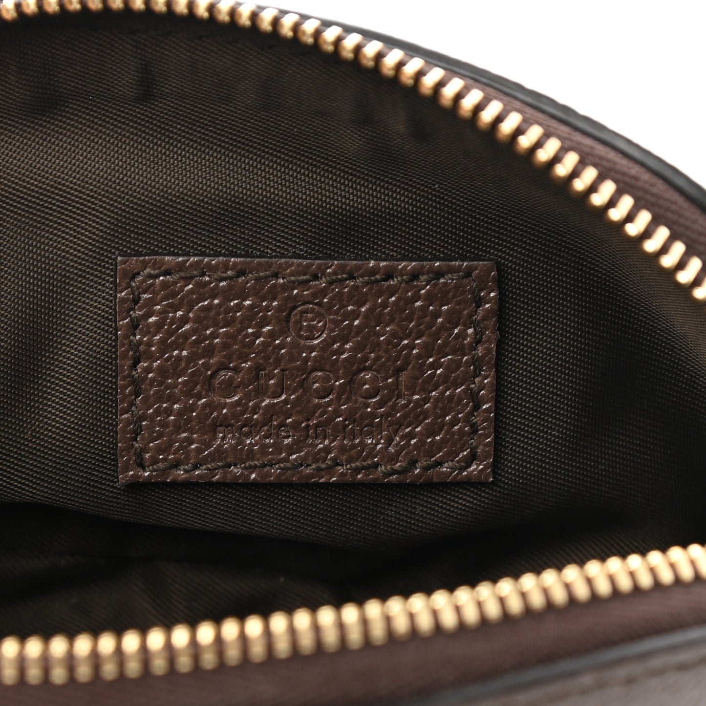 GG Supreme Monogram Web Ophidia Dome Key Pouch Beige New Acero