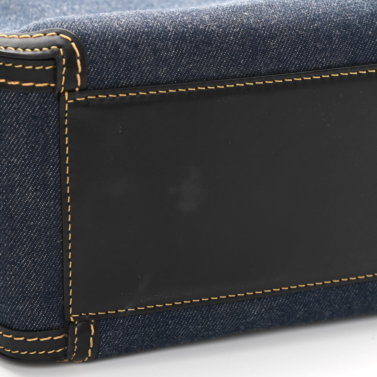 Delvaux Denim Calfskin Cool Box MM Blue Black 11 of 13