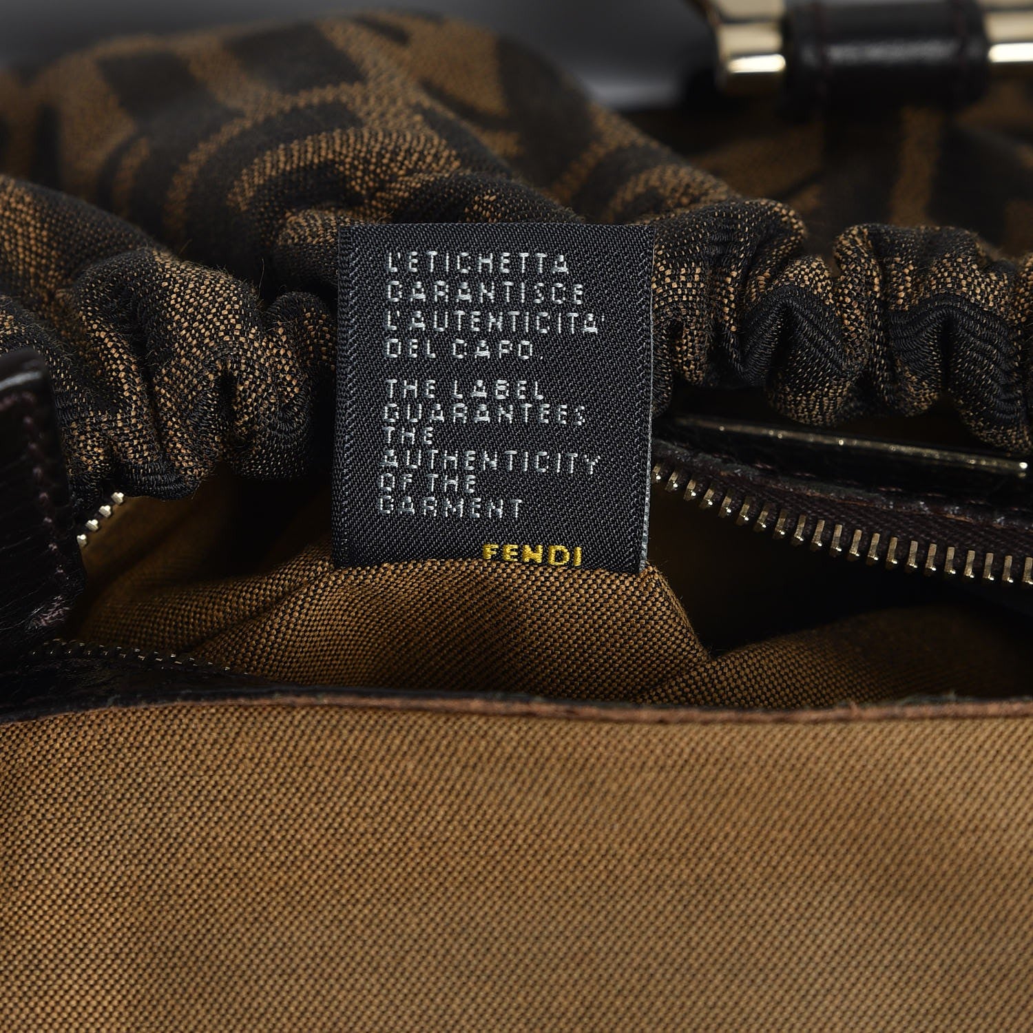 Fendi Zucca Medium Magic Bag Tobacco 9 of 12