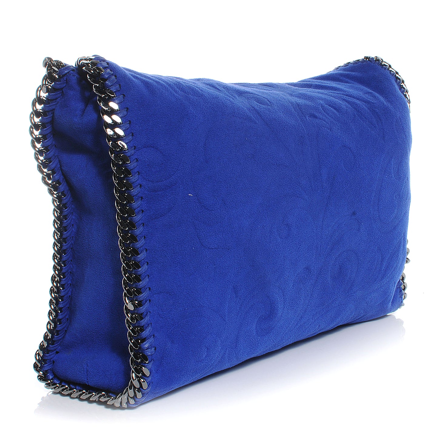Embossed Faux Suede Falabella Tote