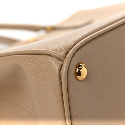 Prada Saffiano Medium Galleria Double Zip Tote Sabbia 11 of 12