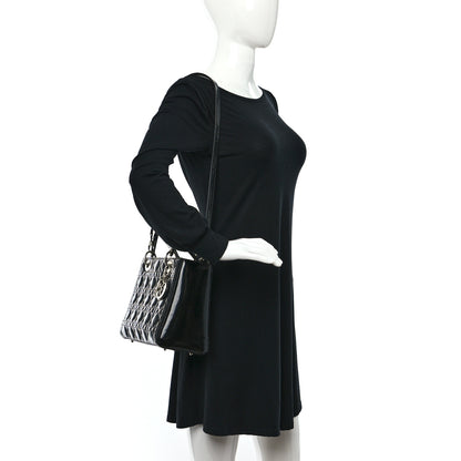 Christian Dior Patent Cannage Medium Lady Dior Black 2 of 11