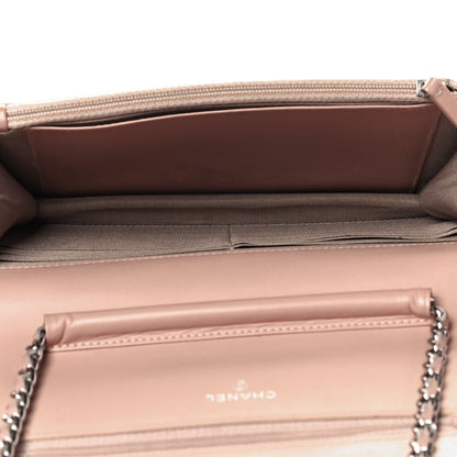 Chanel Caviar Timeless CC Wallet on Chain WOC Dark Beige 5 of 12
