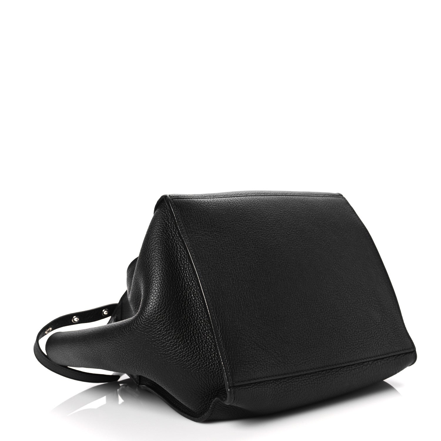 Celine Supple Grained Calfskin Small Long Strap Big Bag Black 4 of 8