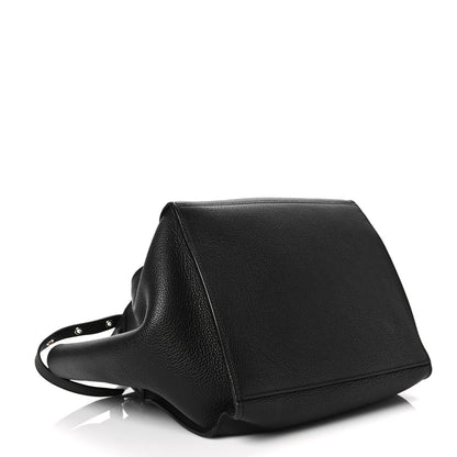 Celine Supple Grained Calfskin Small Long Strap Big Bag Black 4 of 8