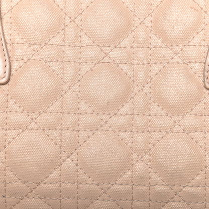Christian Dior Coated Canvas Cannage Small Panarea Tote Beige 21 of 29