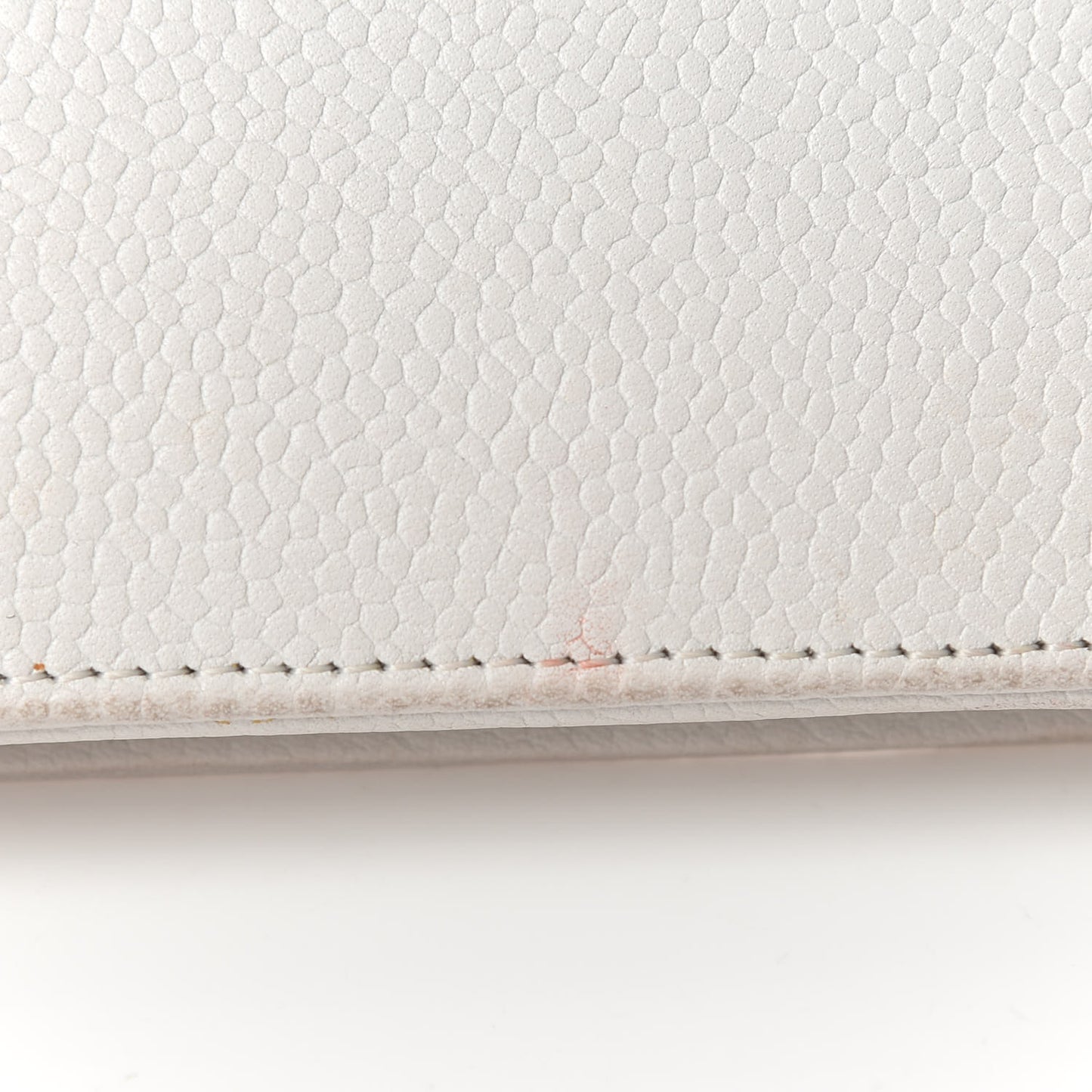Caviar Timeless CC Wallet on Chain WOC White