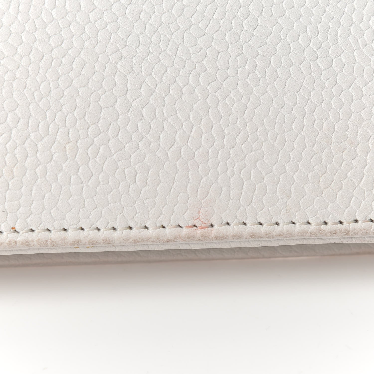 Chanel Caviar Timeless CC Wallet on Chain WOC White 11 of 14