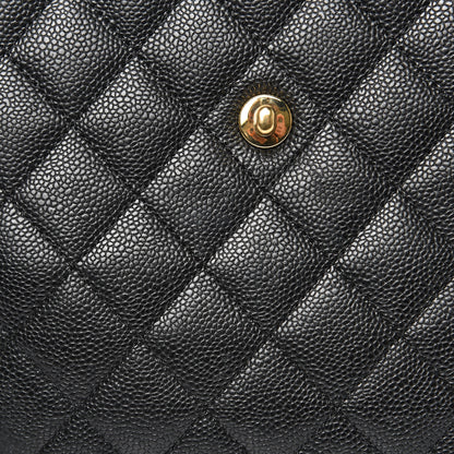 Chanel Caviar Quilted Jumbo Kelly Flap Black 14 of 14
