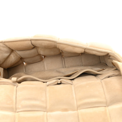 Bottega Veneta Suede Calfskin Maxi Intrecciato Padded Cassette Crossbody Bag Sand 5 of 12