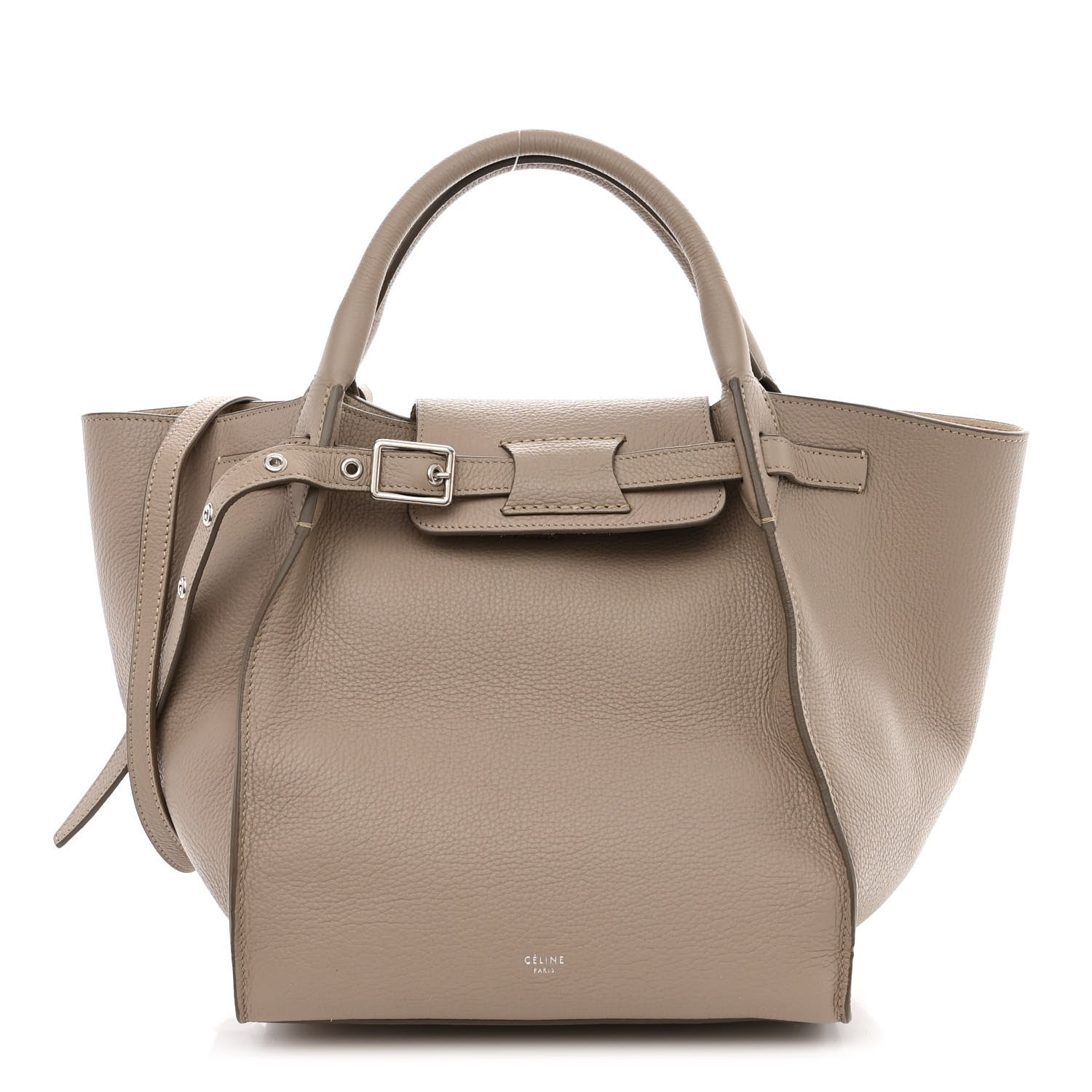 Celine Supple Grained Calfskin Small Big Bag Light Taupe 1 of 10