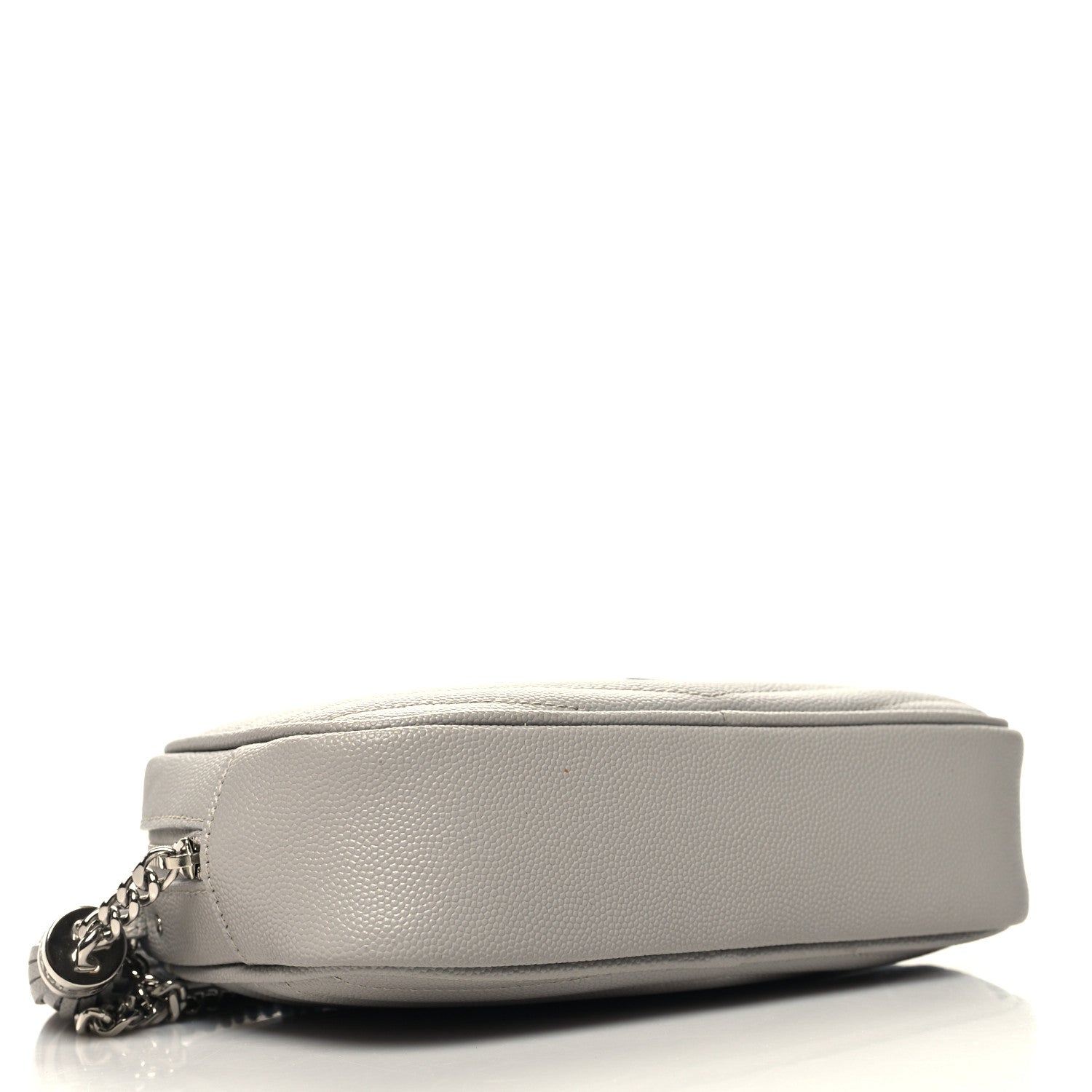 Saint Laurent Grain De Poudre Matelasse Monogram Mini Lou Camera Bag Granite 4 of 10