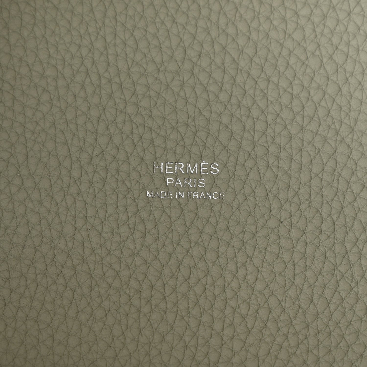 Hermes Taurillon Clemence Picotin Lock 22 MM Gris Neve 6 of 10