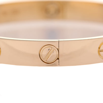 Cartier 18K Yellow Gold Love Bracelet 16 8 of 9