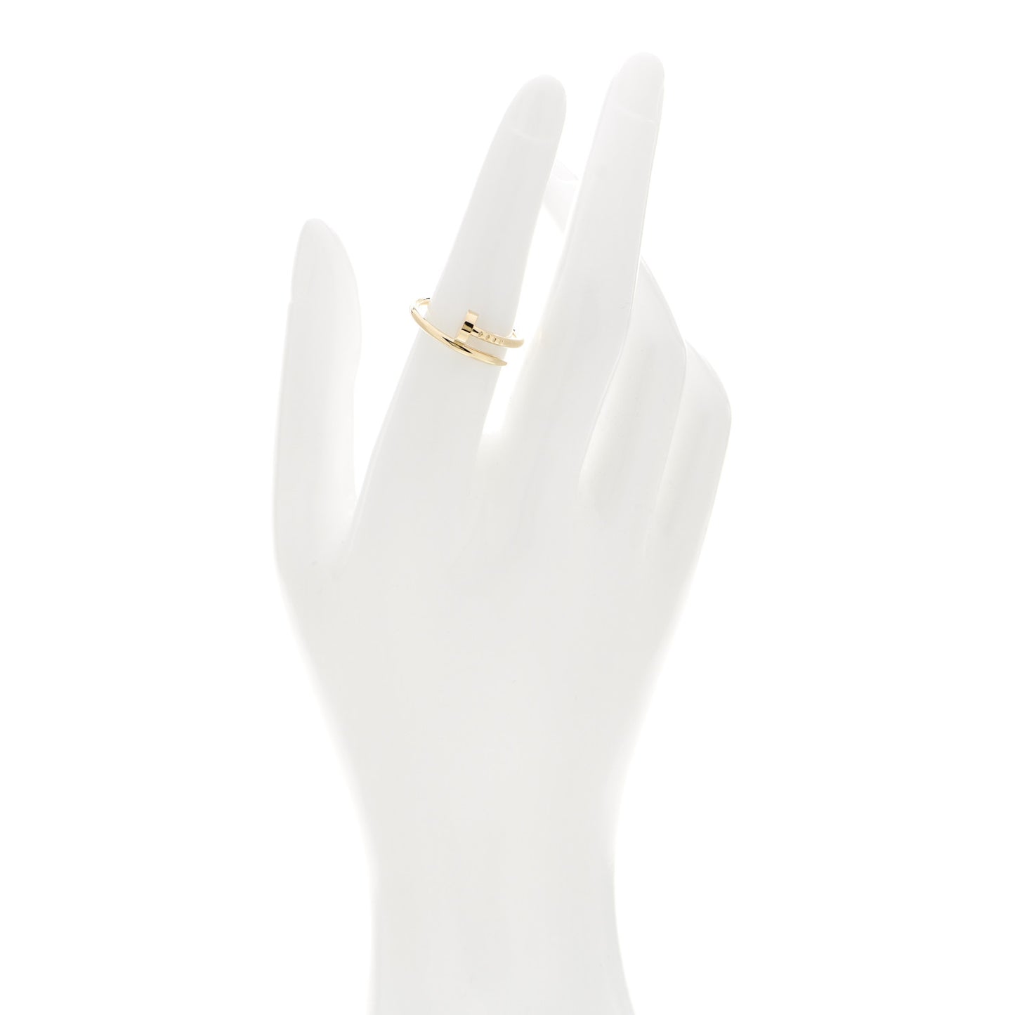 18K Yellow Gold Small Juste Un Clou Ring 53 6.25