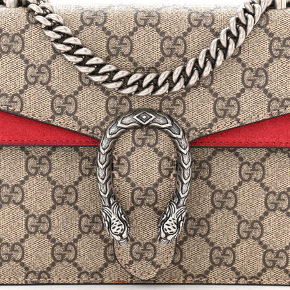 Gucci GG Supreme Monogram Mini Dionysus Shoulder Bag Hibiscus Red 8 of 12